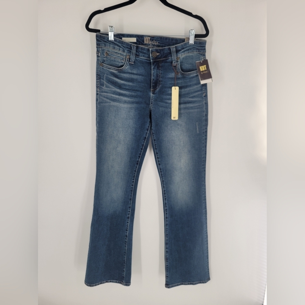 Kut from the Kloth Nicole Mid  Rise‎ Bootcut Jeans Denim Women’s Size 8 Long